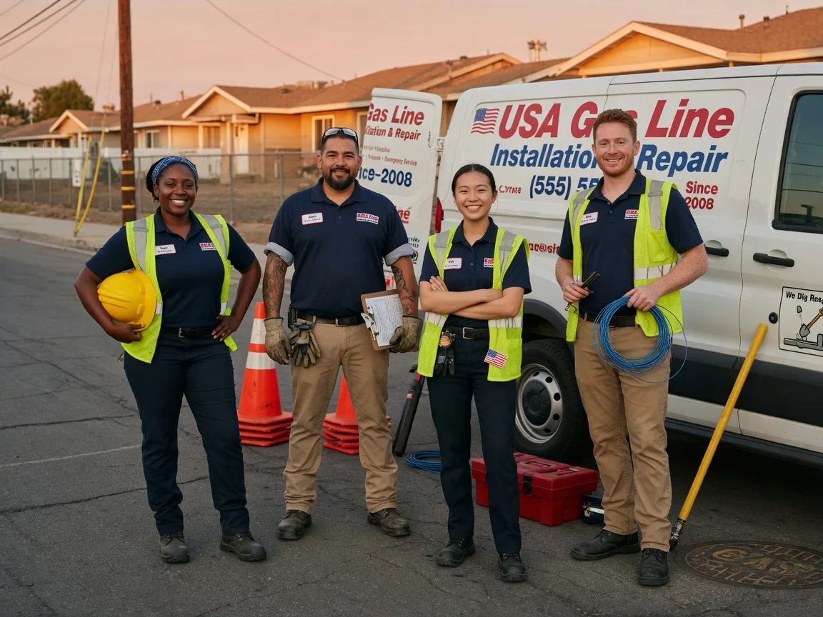Gas Line Installation company in Cornland, IL